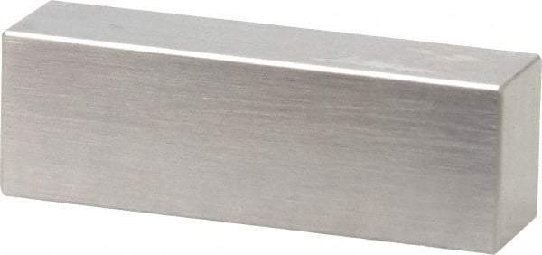 Mitutoyo - 0.45" Rectangular Steel Gage Block - Accuracy Grade 0, Includes Certificate of Inspection - USA Tool & Supply