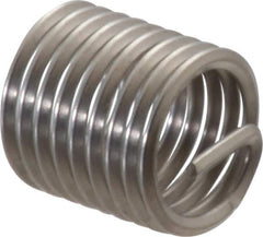 Heli-Coil - 5/16-24 UNF, 0.469" OAL, Free Running Helical Insert - 8-7/8 Free Coils, Tanged, Stainless Steel, 1-1/2D Insert Length - USA Tool & Supply