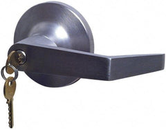Yale - Fire Rated, Storeroom Lever Lock with 3-1/2" Rose - Chrome (26D) Finish, Grade 1 - USA Tool & Supply