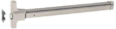 Yale - 36" Long Panic Rated, Series 7100 Exit Device Flatbar - Brushed Stainless (32D), Grade 1 - USA Tool & Supply