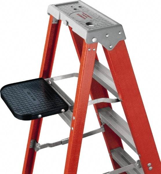 Louisville - UNV Plastic Pail Shelf - For Use with Step Ladders - USA Tool & Supply