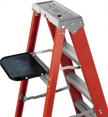 Louisville - UNV Plastic Pail Shelf - For Use with Step Ladders - USA Tool & Supply