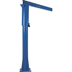 Vestil - 1,000 Lb Load Capacity, Steel Jib Crane - 6' Span - USA Tool & Supply