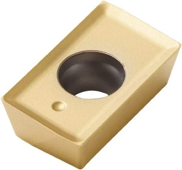 Seco - APKT1604 E12 Grade F40M Carbide Milling Insert - TiAlN/TiN Finish, 0.187" Thick, 0.012" Corner Radius - USA Tool & Supply