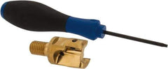 Seco - 1" Cutting Diam, Modular Connection Indexable Copy End Mill - 2 Inserts, XPKX12 Insert, R217.97 Toolholder, Steel, Through Coolant - USA Tool & Supply