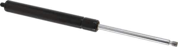 Value Collection - 0.24" Rod Diam, 0.59" Tube Diam, 40 Lb Capacity, Fixed Force Gas Spring - 9.6" Extended Length, 3.15" Stroke Length, Threaded End, Black Nitride Piston - USA Tool & Supply