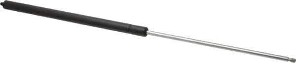 Value Collection - 0.24" Rod Diam, 0.59" Tube Diam, 20 Lb Capacity, Fixed Force Gas Spring - 19.68" Extended Length, 8" Stroke Length, Threaded End, Black Nitride Piston - USA Tool & Supply