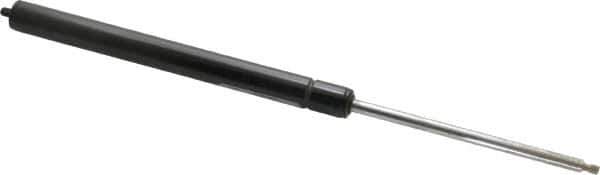 Value Collection - 0.32" Rod Diam, 0.75" Tube Diam, 20 Lb Capacity, Fixed Force Gas Spring - 15.25" Extended Length, 5" Stroke Length, Threaded End, Black Nitride Piston - USA Tool & Supply