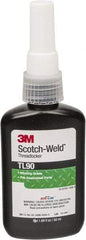 3M - 50 mL Bottle, Purple, Medium Strength Liquid Threadlocker - Series TL90, 24 hr Full Cure Time, Hand Tool Removal - USA Tool & Supply