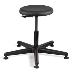Bevco - Swivel & Adjustable Stools Type: Adjustable Backless Stool Base Type: Nylon - USA Tool & Supply
