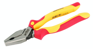 INSULATED INDUSTRIAL COMBO PLIERS 8" - USA Tool & Supply