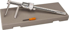 Mitutoyo - 10 to 200mm Range, 0.01mm Resolution, IP67 Electronic Caliper - Stainless Steel with 74.5mm Stainless Steel Jaws, 0.05mm Accuracy, SPC Output - USA Tool & Supply