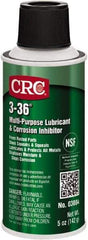 CRC - 6 oz Aerosol Can Lubricant - Clear Blue-Green, -50°F to 250°F, Food Grade - USA Tool & Supply