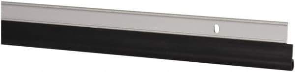 Pemko - 36" Long x 1-1/4" Wide, Head & Jamb Weatherstripping - Clear Anodized Aluminum Finish - USA Tool & Supply
