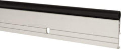 Pemko - 48" Long x 1-1/4" Wide, Head & Jamb Weatherstripping - Clear Anodized Aluminum Finish - USA Tool & Supply