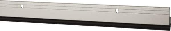 Pemko - 72" Long x 1-1/4" Wide, Head & Jamb Weatherstripping - Clear Anodized Aluminum Finish - USA Tool & Supply