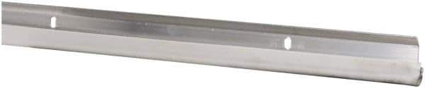 Pemko - 84" Long x 1-1/16" Wide, Head & Jamb Weatherstripping - Mill Finish Aluminum Finish - USA Tool & Supply
