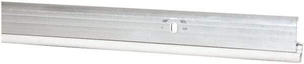 Pemko - 84" Long x 1-1/16" Wide, Head & Jamb Weatherstripping - Mill Finish Aluminum Finish - USA Tool & Supply