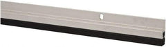 Pemko - 84" Long x 1-1/16" Wide, Heavy-Duty Head & Jamb Weatherstripping - Clear Anodized Aluminum Finish - USA Tool & Supply