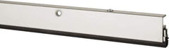 Pemko - 36" Long x 1-3/4" Wide, Adjustable Head & Jamb Weatherstripping - Clear Anodized Aluminum Finish - USA Tool & Supply