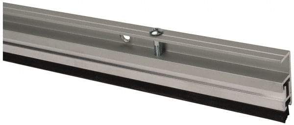 Pemko - 48" Long x 1-3/4" Wide, Adjustable Head & Jamb Weatherstripping - Clear Anodized Aluminum Finish - USA Tool & Supply