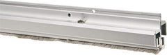 Pemko - 84" Long x 1-1/4" Wide, Adjustble Double Door Split Astragal Weatherstripping - Clear Anodized Aluminum Finish - USA Tool & Supply