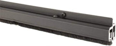 Pemko - 84" Long x 1-1/4" Wide, Adjustble Double Door Split Astragal Weatherstripping - Dark Bronze Anod. Aluminum Finish - USA Tool & Supply