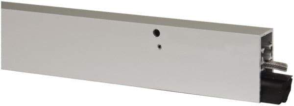 Pemko - Heavy Duty Automatic Door Bottom Sweep - Sponge Neoprene, 2-1/8" High, Clear Anodized Aluminum Coated - USA Tool & Supply