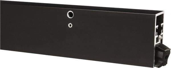 Pemko - Heavy Duty Automatic Door Bottom Sweep - Sponge Neoprene, 2-1/8" High, Dark Bronze Anodized Aluminum Coated - USA Tool & Supply