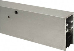 Pemko - Heavy Duty Automatic Door Bottom Sweep - Sponge Neoprene, 2-1/8" High, Clear Anodized Aluminum Coated - USA Tool & Supply