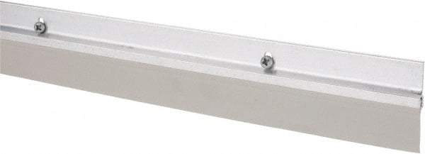 Pemko - Door Bottom Sweep - Vinyl, 1-7/8" High, Mill Finish Aluminum Coated - USA Tool & Supply