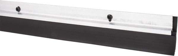 Pemko - Door Bottom Sweep with Triple Seal - Vinyl, 1-3/4" High, Mill Finish Aluminum Coated - USA Tool & Supply