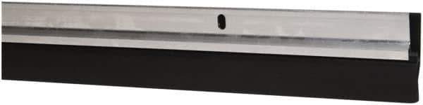 Pemko - Door Bottom Sweep with Triple Seal - Vinyl, 1-3/4" High, Mill Finish Aluminum Coated - USA Tool & Supply