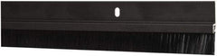 Pemko - Door Bottom Sweep - Nylon Brush, 1-1/2" High, Dark Bronze Anodium Aluminum Coated - USA Tool & Supply