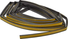 Pemko - 17' Long x 1/2" Wide, Siliconseal Self-Adhesive Weatherstripping - Dark Bronze Finish - USA Tool & Supply