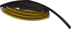 Pemko - 20' Long x 1/2" Wide, Siliconseal Self-Adhesive Weatherstripping - Dark Bronze Finish - USA Tool & Supply