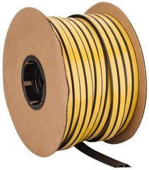 Pemko - 204' Long x 1/2" Wide, Siliconseal Self-Adhesive Weatherstripping - Dark Bronze Finish - USA Tool & Supply
