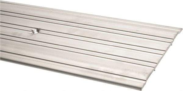 Pemko - 48" Long x 5" Wide x 1/4" High, Saddle Threshold - Mill Finish Aluminum - USA Tool & Supply