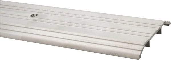 Pemko - 48" Long x 4" Wide x 1/2" High, Saddle Threshold - Mill Finish Aluminum - USA Tool & Supply