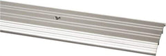 Pemko - 72" Long x 4" Wide x 1/2" High, Saddle Threshold - Mill Finish Aluminum - USA Tool & Supply