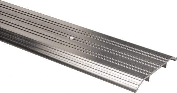 Pemko - 48" Long x 5" Wide x 1/2" High, Saddle Threshold - Mill Finish Aluminum - USA Tool & Supply