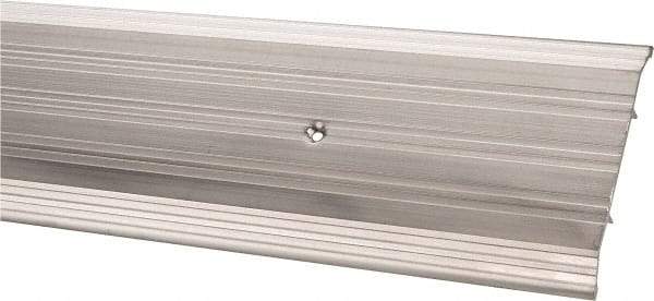 Pemko - 72" Long x 5" Wide x 1/2" High, Saddle Threshold - Mill Finish Aluminum - USA Tool & Supply