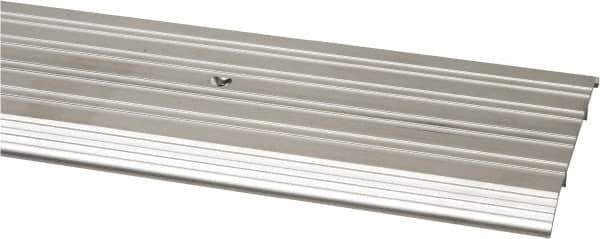 Pemko - 48" Long x 6" Wide x 1/2" High, Saddle Threshold - Mill Finish Aluminum - USA Tool & Supply