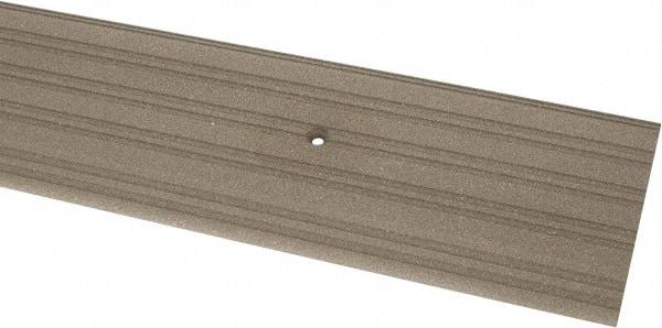Pemko - 48" Long x 5" Wide x 1/2" High, Saddle Threshold - Gray PemKote Skid Resistant Surface - USA Tool & Supply