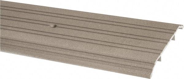 Pemko - 72" Long x 5" Wide x 1/2" High, Saddle Threshold - Gray PemKote Skid Resistant Surface - USA Tool & Supply