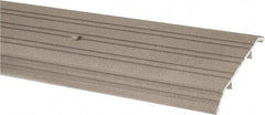 Pemko - 72" Long x 5" Wide x 1/2" High, Saddle Threshold - Gray PemKote Skid Resistant Surface - USA Tool & Supply