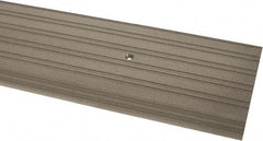 Pemko - 48" Long x 6" Wide x 1/2" High, Saddle Threshold - Gray PemKote Skid Resistant Surface - USA Tool & Supply