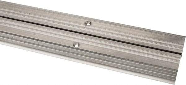 Pemko - 36" Long x 4-1/8" Wide x 1/2" High, Saddle Threshold - Mill Finish Aluminum - USA Tool & Supply