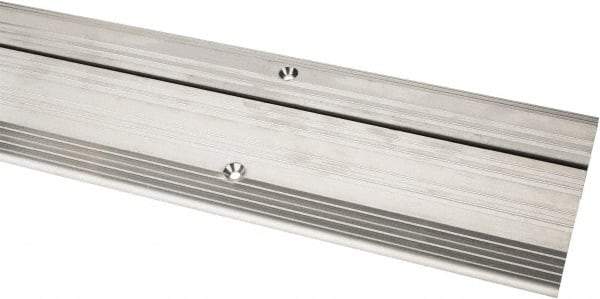Pemko - 36" Long x 5-1/8" Wide x 1/2" High, Saddle Threshold - Mill Finish Aluminum - USA Tool & Supply