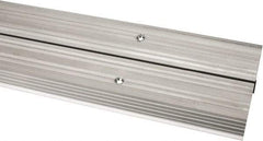 Pemko - 48" Long x 6-1/8" Wide x 1/2" High, Saddle Threshold - Mill Finish Aluminum - USA Tool & Supply